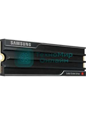 Накопитель SSD 2Tb Samsung 9100 PRO, M.2, PCI-E 5.0 x4, TLC 3D NAND R/W - 14700 (14800)/13400 (13300) Mb/s с радиатором