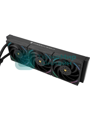 Система жидкостного охлаждения Thermalright Elite Vision 360 (360mm, LED, Black, ARGB/Fans: 3x120mm, 69CFM, 27dBA, 2150RPM/Pump height 63mm, Rad thickness 27mm/S: 1700, 1200, 1851, 115X, 2011, 2066, AM5, AM4)