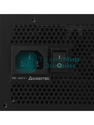 Блок питания Chieftec Polaris PPS-650FC, 650Вт, 80 PLUS Gold, 120мм, модульный, черный