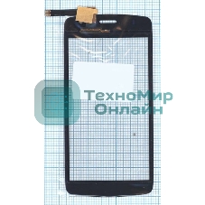 Сенсорное стекло (тачскрин) для DNS S4701, черное