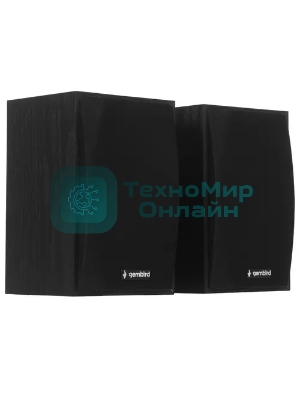 Акустическая система Gembird SPK-201, черный МДФ,2х2,5 Вт, регулятор громкости, USB