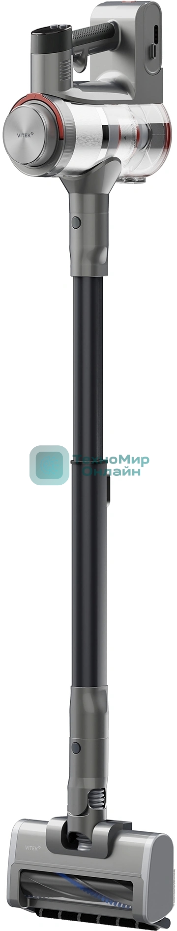 Пылесос Vitek VT-CLSAQUA_RAPID 470Вт серый стальной/серебристый