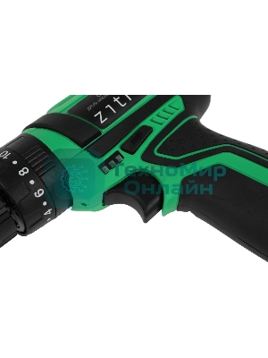 Дрель-шуруповерт аккумуляторная Zitrek Crusher 063-4054, Аккумуляторная, 12В, 2 АКБ, Ударная, Кейс