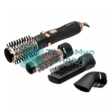 Фен-щётка BRAYER BR3132 черный/золотистый, 1200 Вт, 25/38 мм