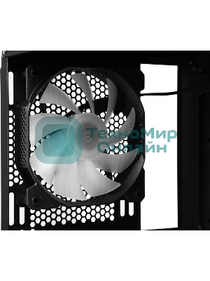 Корпус Formula V Line TimberLine T0 Black, ATX, wood+plastic front, TYPE-C*1, USB3.0*2, FRONT 3x120мм FRGB, REAR 1x120мм FRGB