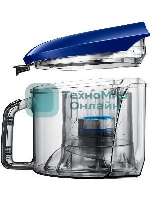 Пылесос Samsung VC18M2110SB/EV синий/черный, 380/1800 Вт, уборка сухой, пылесборник контейнер 1.5 л