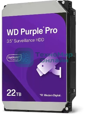 Жесткий диск Western Digital Purple PRO WD221PURP 22Tb 3.5