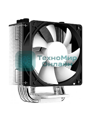 Кулер для процессора Alseye N92B-SE серебристый, 92 мм, алюминий/медь, 2200 об/мин, 25.8 дБ, 4 pin, 160 Вт, 130 мм