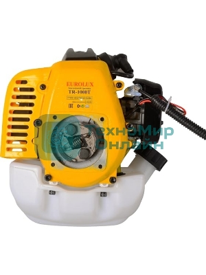 Бензиновый триммер Eurolux TR-1000T 70/2/15 2-х такт,1 кВт, ширина 255мм, бак 700мл, 7 кг