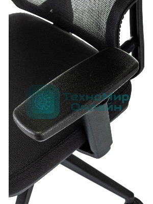 Кресло Бюрократ MC-711N-H черный, сетка, подголовник