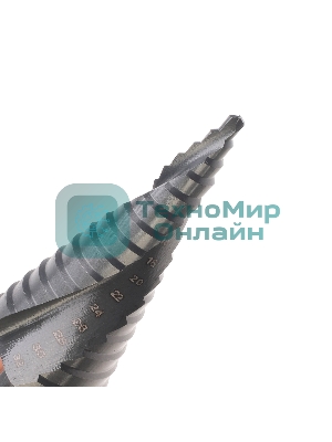 Сверло PATRIOT EXPERT по металлу ступенчатое 4-32 мм, Р6М5, упаковка блистер