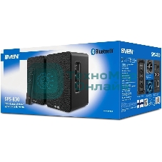Акустическая система SVEN АС SPS-830 2.0 черный 60Вт BT