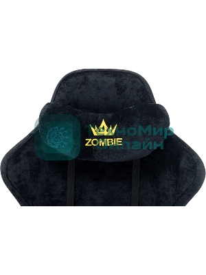 Кресло игровое Zombie 51 черный Light-20 крестов. пластик