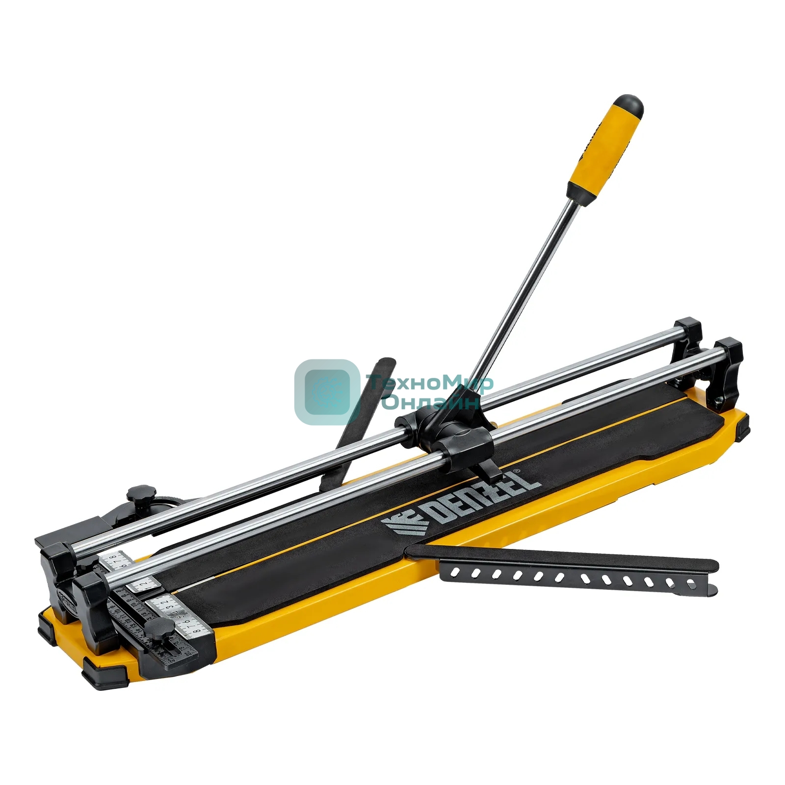 Плиткорез Denzel 600х14мм, цельнометал. напр., каретка на подш., стальная станина, рукоятка-пенал