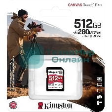 Флеш карта SDXC Kingston SDR2V6/512Gb Canvas React Plus w/o adapter 512Gb