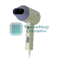 Фен Centek CT-2203 зеленый, 1600 Вт, компактный, ионизация