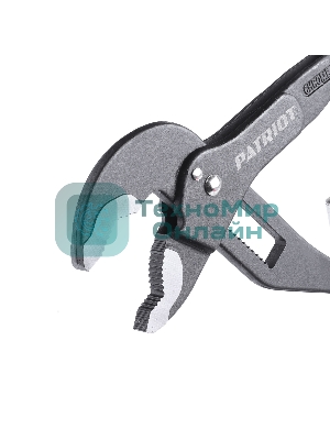 Ключ переставной Patriot WPP 250, Cr-V, 2компонент.рукоятки, Teflon (ПТФЭ) покрытие, 250 мм/32мм зев/17 ступеней регулировки