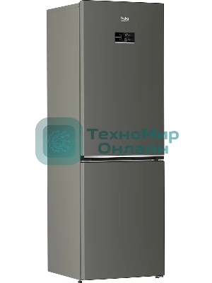 Холодильник Beko B3R0CNK362HG серый, двухкамерный, 220/100л, морозилка снизу No Frost