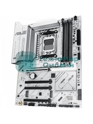 Материнская плата ASUS X870 MAX GAMING WIFI7 W, AM5, AMD X870, 4xDDR5, 4xSATA, 3xM.2, 1xPCIe 5.0 x16, 2xPCIe 4.0 x16, 1xPCIe 3.0 x16, 1xHDMI, 2xUSB Type-C (Display), 1x2.5Gb LAN, Wi-Fi 7, Bluetooth 5.4, 2xUSB-C 40Gbps, 1xUSB-A 10Gbps, 3xUSB-A 5Gbps, 4xUSB-A 2.0, 3x3.5 мм, 7.1, ATX