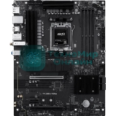 Материнская плата MSI PRO B850-S WIFI6E, AM5, AMD B850, 4xDDR5, 4xSATA, 2xM.2, 1xPCIe 4.0 x16, 1xPCIe 4.0 x4, 1xPCIe 3.0 x1, 1xDP, 1xHDMI, 1x2.5Gb LAN, Wi-Fi 6E, Bluetooth 5.3, 1xUSB-C 10Gbps, 3xUSB-A 10Gbps, 4xUSB-A 5Gbps, 3x3.5 мм, 7.1, ATX