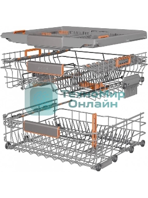 Встраиваемая посудомоечная машина Gorenje GV693A65AD, черный, 59.8 см, 16 компл., 38 дБ, класс A+++