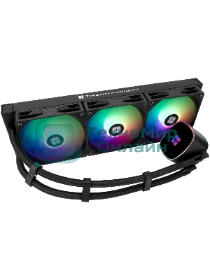 Система жидкостного охлаждения Thermalright Frozen Horizon 360 V2 ARGb Soc-AM5/AM4/1200/1700/1851 черный 4-pin 29.5dB Al Ret (F-HORIZON-360-BL-V2)