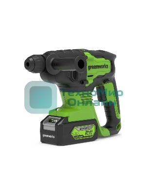 Перфоратор аккумуляторный GreenWorks GD24SDS2 24В (3803007)