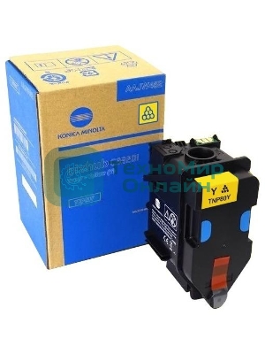 Тонер-картридж Konica-Minolta bizhub C3320i желтый TNP-80Y