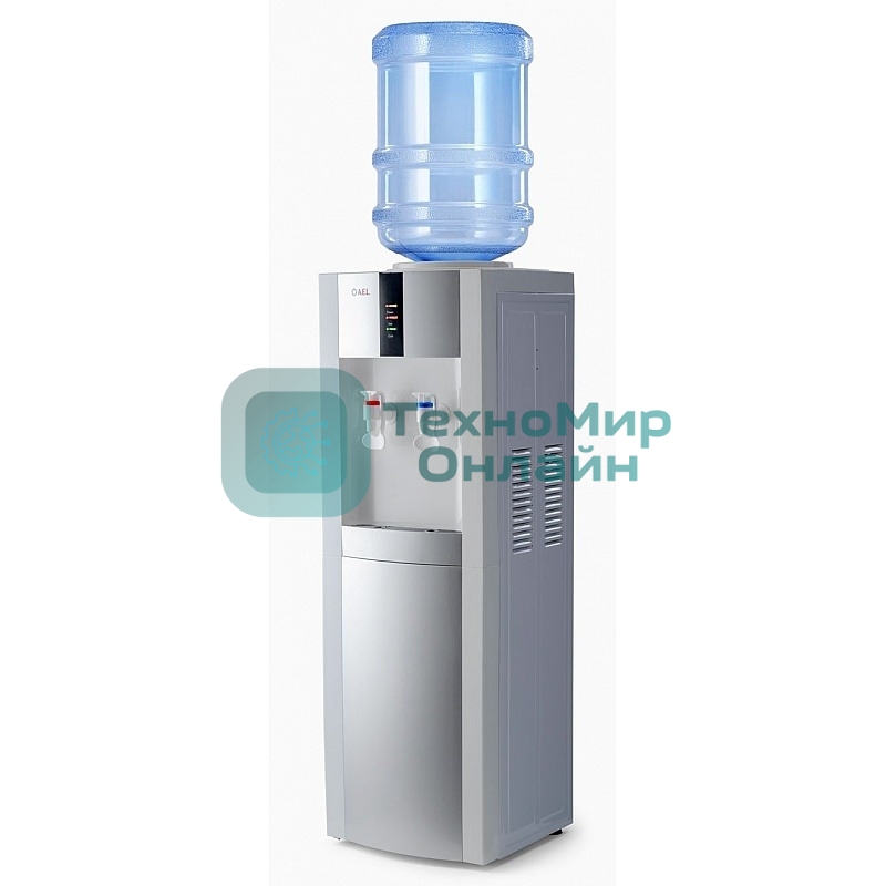 Кулер AEL LD-AEL-47 напольный электронный белый/серебристый