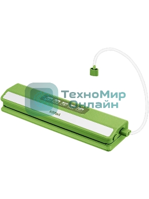 Вакуумный упаковщик Kitfort КТ-1558 ручной 70Вт 0.6Бар шир.пак.:30см зеленый