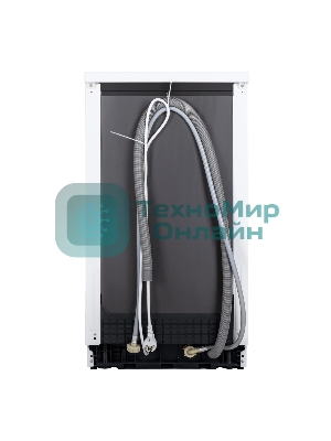 Посудомоечная машина Maunfeld MWF08S, белый, 44.8 см, 9 компл., 49 дБ, класс A+