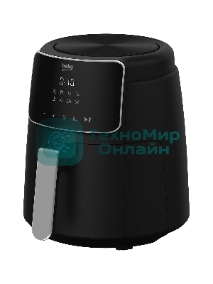 Аэрогриль Beko FRL 2244 B черный, 1500 Вт, 4.7 л, сенсор, 8 программ