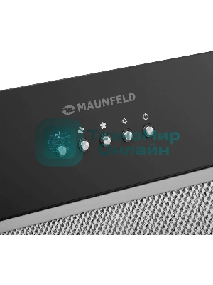 Вытяжка встраиваемая Maunfeld Trapeze 602M черный, 60 см, 1150 куб. м/ч, 54 дБ