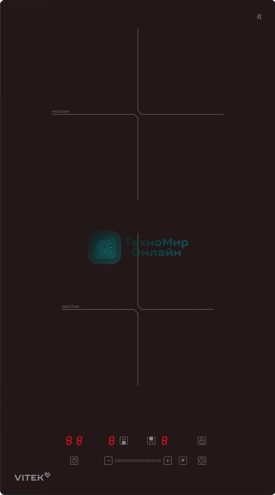 Индукционная варочная панель Vitek VHI3210 черный