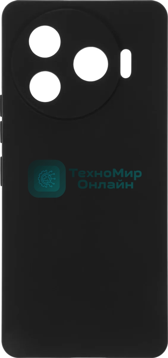 Чехол (клип-кейс) BoraSCO для Tecno Camon 30 Pro Silicone Case черный (73278)