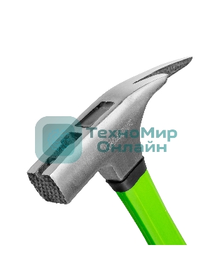 Молоток кровельщика Сибртех 600 г, фибергласовая обрезиненная рукоятка