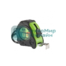 Рулетка Сибртех Графит, обрезиненный корпус, амортизатор, 3 м х 16 мм