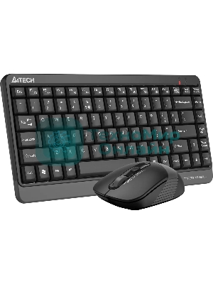 Комплект клавиатура+мышь A4Tech FStyler FG1110 беспроводной, USB, 2000 DPI, чёрный/серый