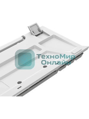 Клавиатура проводная A4Tech Fstyler FS100 Neon, USB, серый/белый