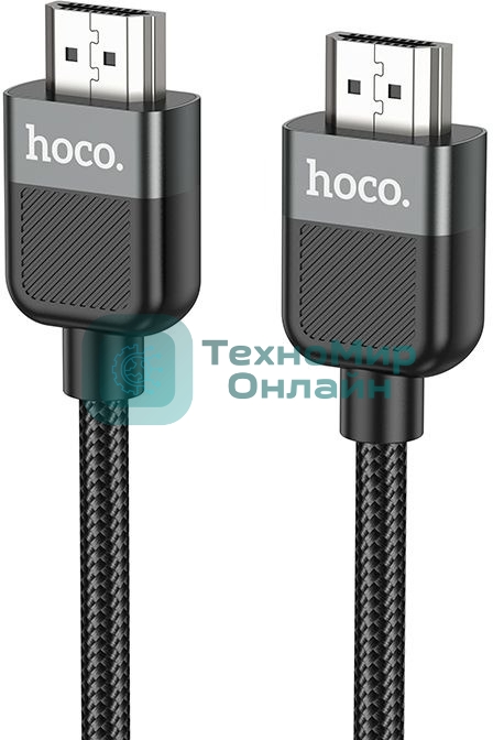 Кабель Hoco US09 ver2.0 HDMI (m) HDMI (m) 2м черный (пакет)