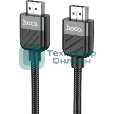 Кабель Hoco US09 ver2.0 HDMI (m) HDMI (m) 2м черный (пакет)