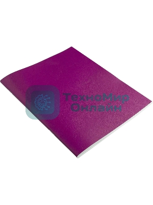 Тетрадь Buro 96 листов, клетка, A5, 202х163 1 дизайн, бумвинил, скоба, бордовый