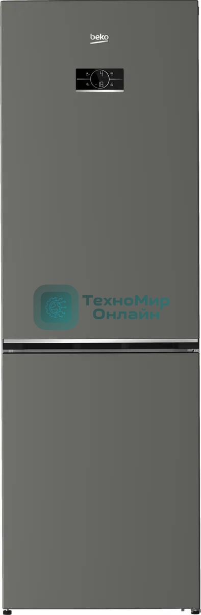 Холодильник Beko B3R0CNK362HG серый, двухкамерный, 220/100л, морозилка снизу No Frost