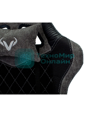 Кресло Бюрократ VIKING 7 KNIGHT B FABRIC черный, ткань, 120 кг, механизм качания