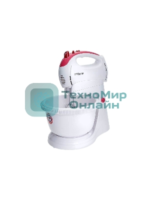 Миксер Delta LUX DL-5071C белый/розовым