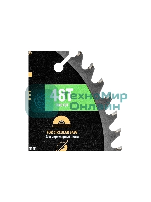 Пильный диск по дереву Denzel ф190 х 30 мм, 48 зубьев