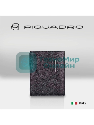 Обложка для документов Piquadro Modus Special PP1660MOSR/N, черный, натур.кожа