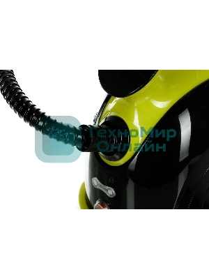 Пароочиститель напольный Kitfort КТ-9102-2 черный/салатовый