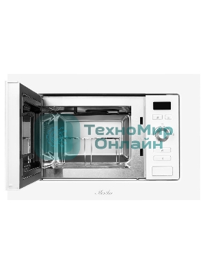 Микроволновая печь встраиваемая MONSHER 201 W 20 л, 800-1250 Вт, гриль, 8 программ, белый