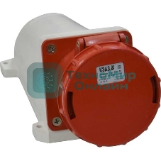 Розетка 135 63А 6h 380AC 3P+PE+N IP67 для монтажа на поверхность КЭАЗ 241221
